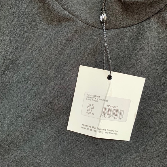 Missguided  BLACK SHIFT DRESS - Picture 4 of 7